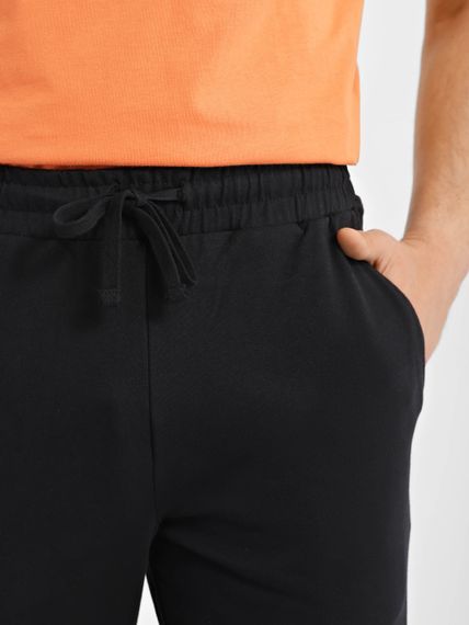 Штани чоловічі спортивні без манжету чорний, 3XL | Зображення 2