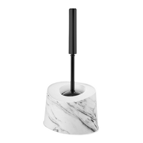 Йоржик для унітазу з малюнком білий мармур OZER-D-026 Decor ELIF