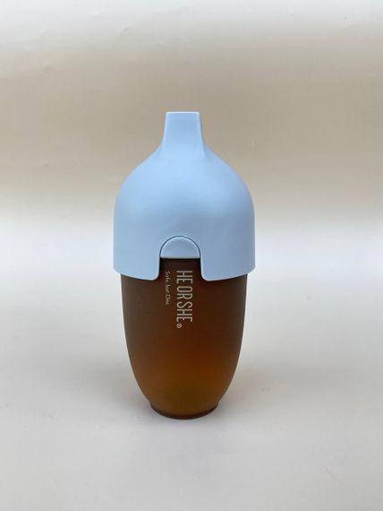 Пляшечка для годування HEORSHE 240 мл Сіра | Зображення 1