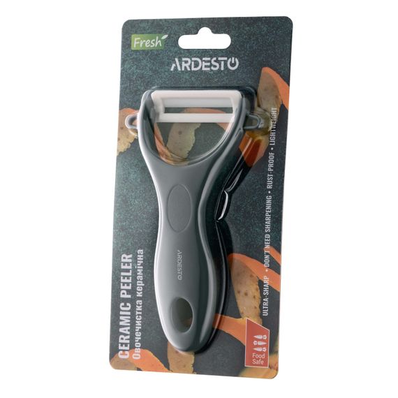 ARDESTO Овочечистка керамічна Fresh, кераміка, пластик, зелений (AR8340GR) | Зображення 3