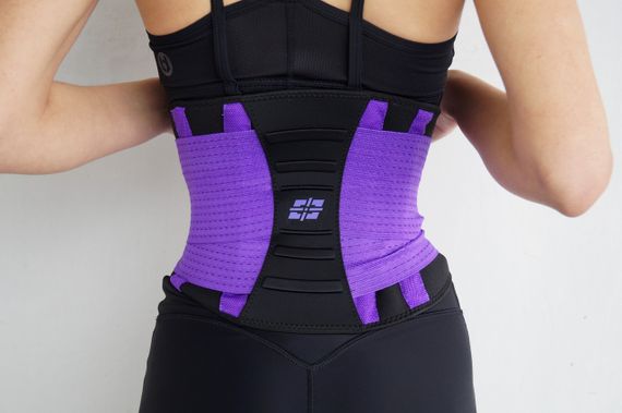 Пояс-корсет  для підтримки спини Power System PS-6031 Waist Shaper Purple S/M | Зображення 4