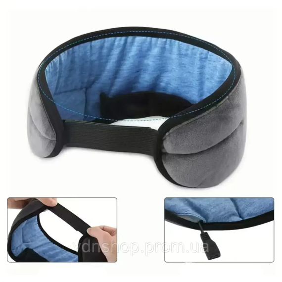Маска для сна с наушниками Bluetooth MUSIC GOGGLES AND183 / Повязка на глаза с гарнитурой | Зображення 4