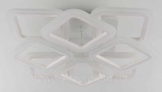 Люстра потолочная LED с пультом A2400/4+4S-RGB-wh Белый 11х50х50 см. | Зображення 8
