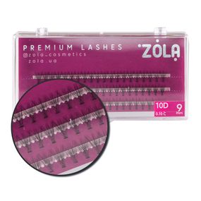 Ресницы-пучки ZOLA 10D 9 mm