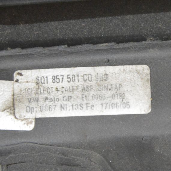 Дзеркало ліве Volkswagen Polo IV 2001-2009 електричне 7 pin Дзеркало ліве Фольксваген Поло 4 6Q1857501CQ | Зображення 8