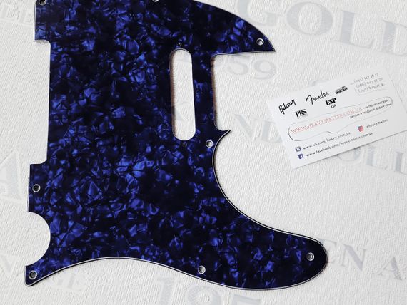 Пікгард для електрогітари Fender Telecaster TL China СИНІЙ ПЕРЕМОГИЙ | Зображення 5