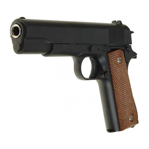 Детский пистолет на пульках "Colt M1911 Classic" Galaxy G13 металл-пластик черный | Зображення 1
