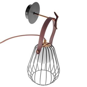 Бра настенное накладное в спальню лофт BL-529W/1 G9 BK