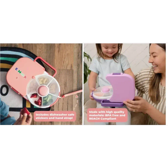 Ланч-бокс бенто, з 5 відділеннями і секціями, що обертаються, AND 130 | Зображення 2