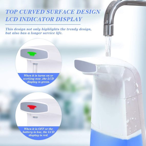 Диспенсер для мыла Auto Foaming Soap Dispenser ∙ Сенсорный дозатор для жидкого мыла auto foaming hand wash | Зображення 5