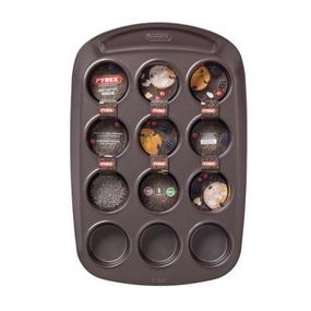 Форма для выпечки PYREX Asimetria 38 х 25 см для маффинов 12 ячеек (AS12BU0)