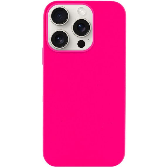 Чохол Silicone Case Full Protective (AA) NO LOGO для Apple iPhone 15 Pro (6.1") Рожевий / Barbie pink
