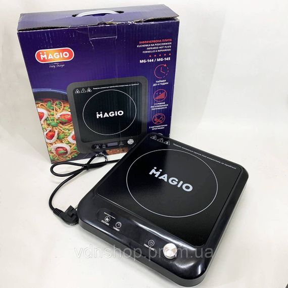 Переносная компактная электроплита Magio, Варочная настольная плита, Плитка электрическая переносная TW-79 | Зображення 9