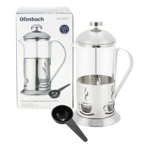 Заварник френчпресс с мерной ложкой 1000ml для чая и кофе
