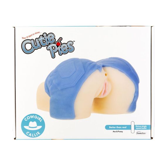Мастурбатор-вагина и попка Cutie Pies Cowgirl Callie Vagina&Ass Masturbator, вибропуля в подарок sexstyle | Зображення 6
