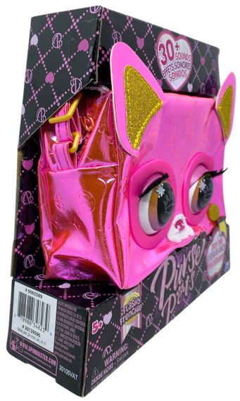 Сумочка Purse Pets щеня Flashy Franchie моргають очі видає звуки та мелодії рожева блискуча | Зображення 8