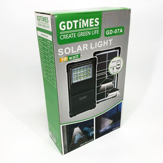 Ліхтар для домашніх потреб GDLITE GD-07А, Прожектор світла, Світлодіодний акумуляторний led ліхтар ED-76 | Зображення 8