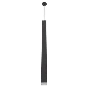 Люстра подвесная тубус LED 10W NW BK (AL-707S/1)