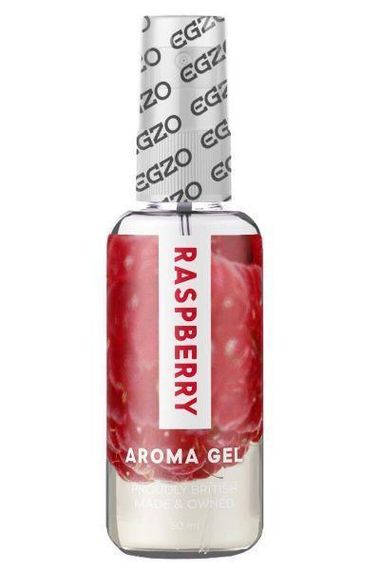 Їстівний гель-лубрикант EGZO AROMA GEL-Малина 50 мл Sex Aura | Зображення 1