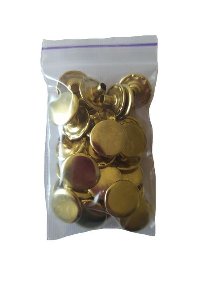 Застібка Альфа 15 мм Золото 30 шт (213657) | Зображення 3