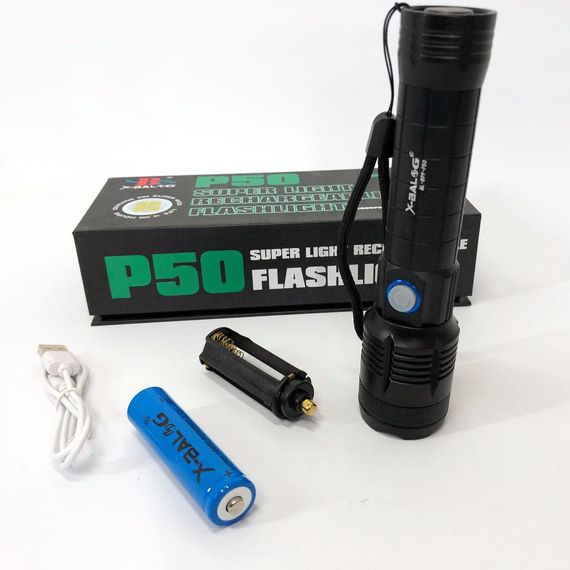Ліхтарик ручний Bailong X-Balog BL-B99-P50, ліхтар ручний тактичний, водонепроникний ліхтар | Зображення 8