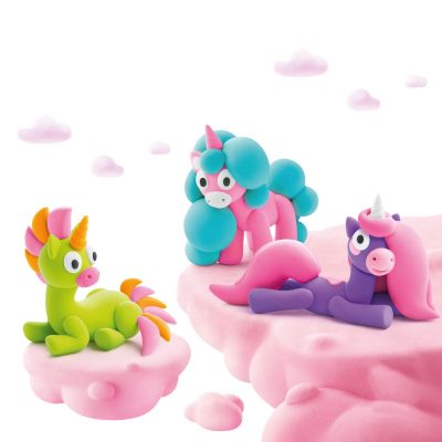 Набор для творчества Lipaka пластилину, Райдужні єдиногори Брайті, Спаркі, Клауді (60054-UA01) | Зображення 2