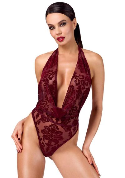Боді Noir Handmade F386 Kink Royal cascade bodysuit XL Sex Aura