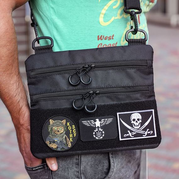 Сумка-кобура наплічна з липучкою для шевронів, з кордури, мультикам | Зображення 4