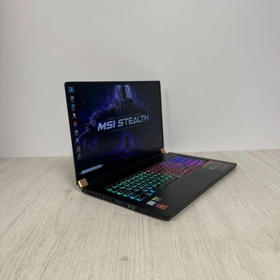 Игровой ноутбук Б-класс MSI GS75 Stealth 9SF / 17.3" (1920x1080) IPS / Intel Core i7-10875H (8 (16) ядер по 2.3 - 5.1 GHz) / 16 GB DDR4 / 512 GB SSD / nVidia GeForce RTX 2060, 6 GB GDDR6, 192-bit / WebCam б/у | Зображення 5