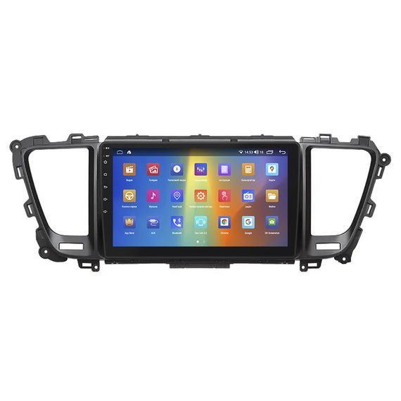 Штатная магнитола Lesko для Kia Sedona III 2014-2021 экран 9" 4/64Gb CarPlay 4G Wi-Fi GPS Prime Киа Седона | Зображення 1