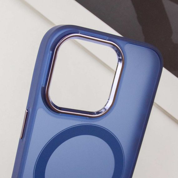 Чохол TPU+PC Lily with MagSafe для Apple iPhone 13 Pro Max (6.7") Deep Navy | Зображення 4