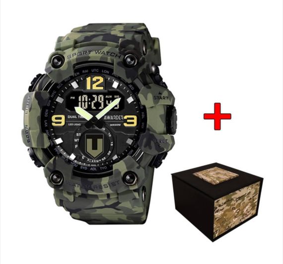 Чоловічий годинник Awarder 004 ТРО Camo Green 1202-0154