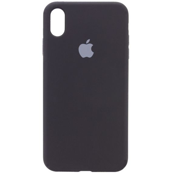 Чехол Silicone Case Full Protective (AA) для Apple iPhone XR (6.1") Черный / Black