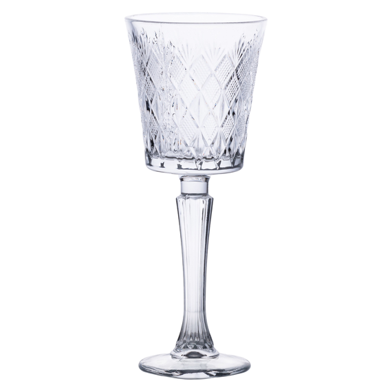 Набір келихів для вина на високій ніжці 6 шт 295 мл скляні HP-19-127 | Зображення 2