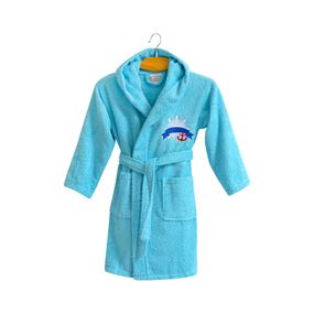Халат Lotus 9414 Туреччина 3-4 роки  Махра Бірюзовий