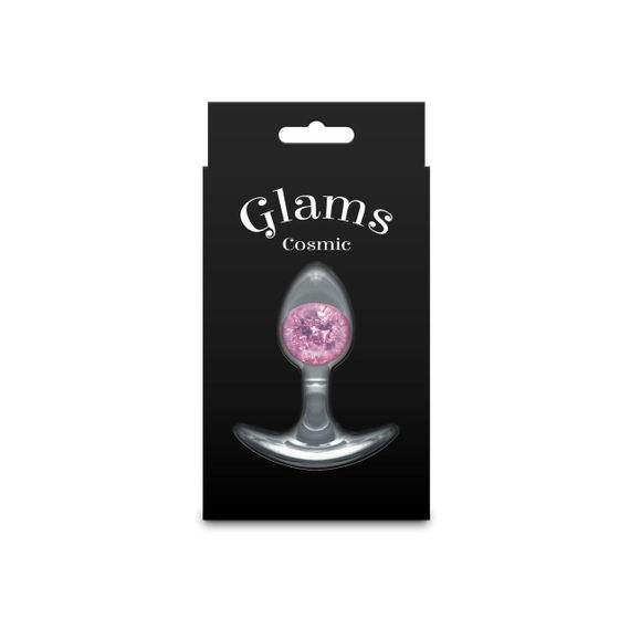 Анальна пробка NS Novelties Cosmic Glams — Small — Pink Sex Aura | Зображення 3