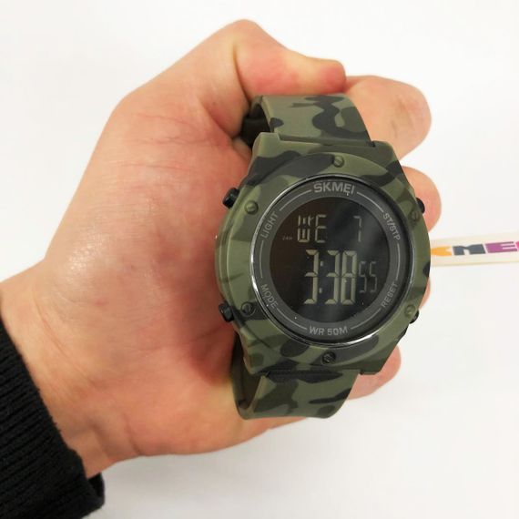 Прості електронні наручні чоловічі годинники SKMEI 1772CMGNBK, Годинники для кемпінгу та відпочинку KA-59 | Зображення 4