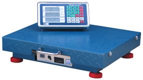 Бездротові електронні платформні ваги з Wi Fi до 300 кг NOKASONIC NK-300 • РК-дисплей з підсвіткою • Посилена платформа