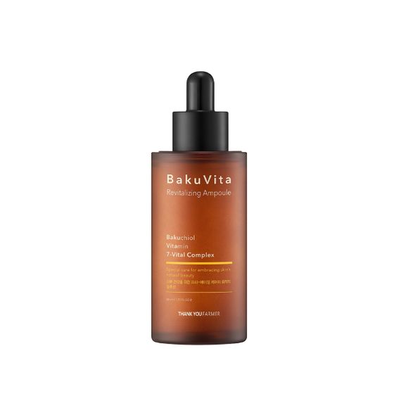 Відновлювальна сироватка з бакучіолом і вітамінами C та E THANK YOU FARMER BakuVita Revitalizing Ampoule (50 ml)