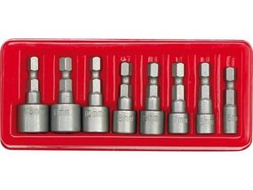 Головки торцевые насадки 1/4 5-13 мм 8 штук VOREL-66113
