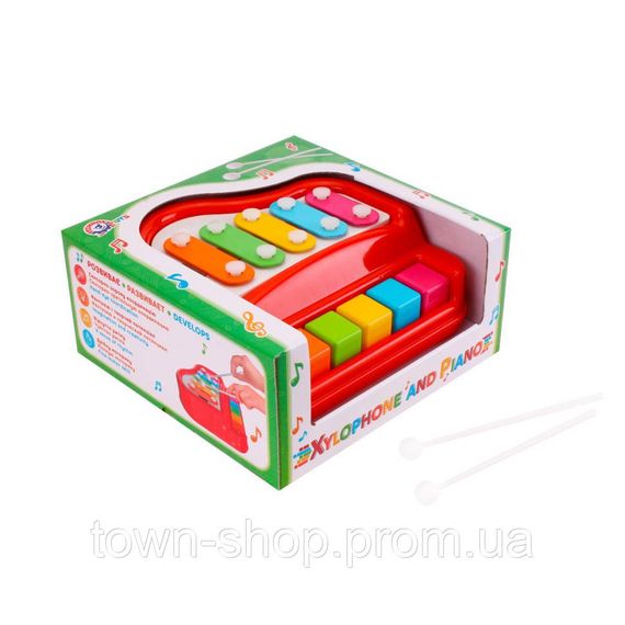 Игрушка "Ксилофон-фортепиано ТехноК", арт.8201TXK | Зображення 2
