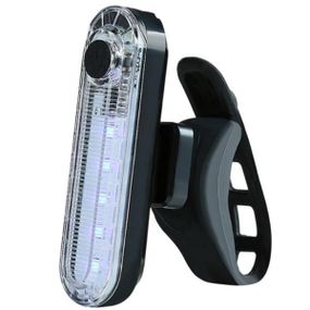 Фонарь велосипедный сигнальный светодиодный аккумуляторный с креплением Volcano 056 Белый