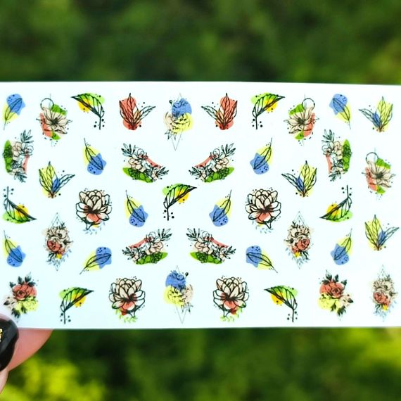 Патріотичний слайдер UA06 на водяній основі  (5x8см)