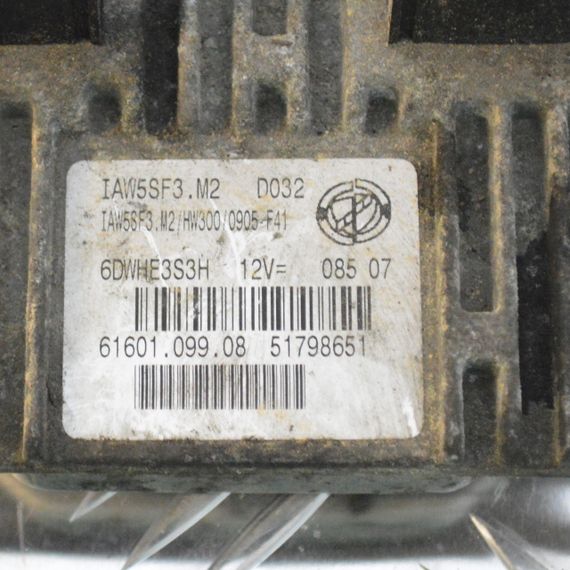 Блок управління двигуном 1.4 Fiat Grande Punto 2005-2010 Комп'ютер ЕБУ мотору Фіат Гранде Пунто 51798651 | Зображення 1