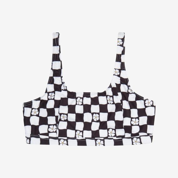 Верх купальника Nora для дівчат білий з чорним - 10-11 р 141-48 см | Зображення 5