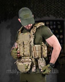 Плитоноска + РПС ATACK TIMUCHIN   мультикам ДЛ7140