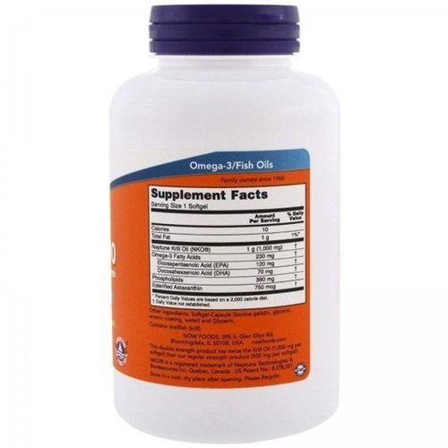 Олія криля NOW Foods Neptune Krill Oil 1000 mg 120 Softgels | Зображення 1