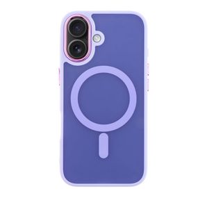 Чохол TPU+PC Space Magnetic Color with Magsafe для iPhone 16 Plus Колір Фіолетовий