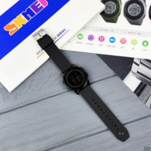 Чоловічий годинник Skmei 1502 All Black | Зображення 3