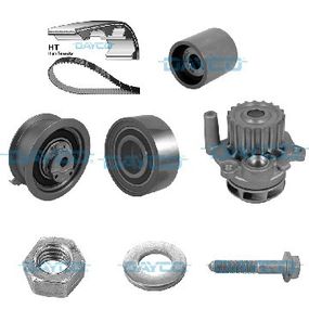 Ремень ГРМ компл. + помпа VW Caddy 1.9 SDI/TDI 95-04, Dayco, KTBWP4290,